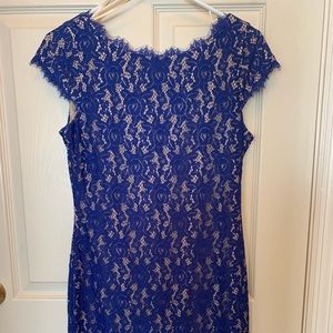 Eliza J Royal Blue Lace Dress
